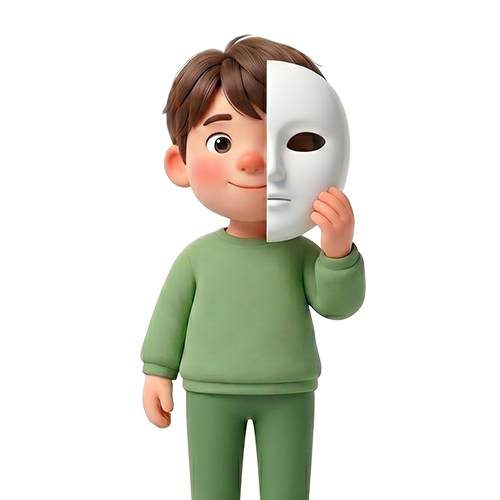 가면인간 (FAKE) SBTI 유형 캐릭터